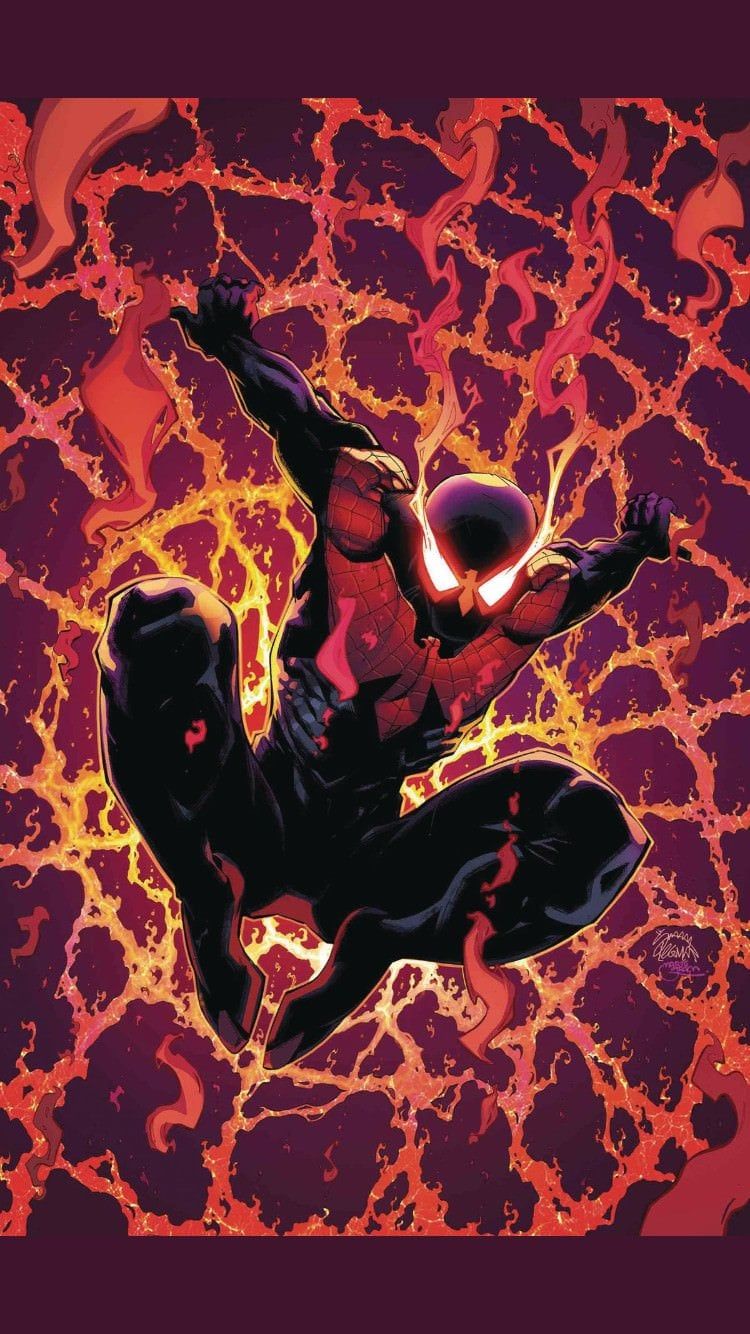 750x1334 Found This On My Phone Looking For A Wallpaper Pic. Phoenix Spider Man? Is This Just A Cover Gimmick, Or A Story Arc?