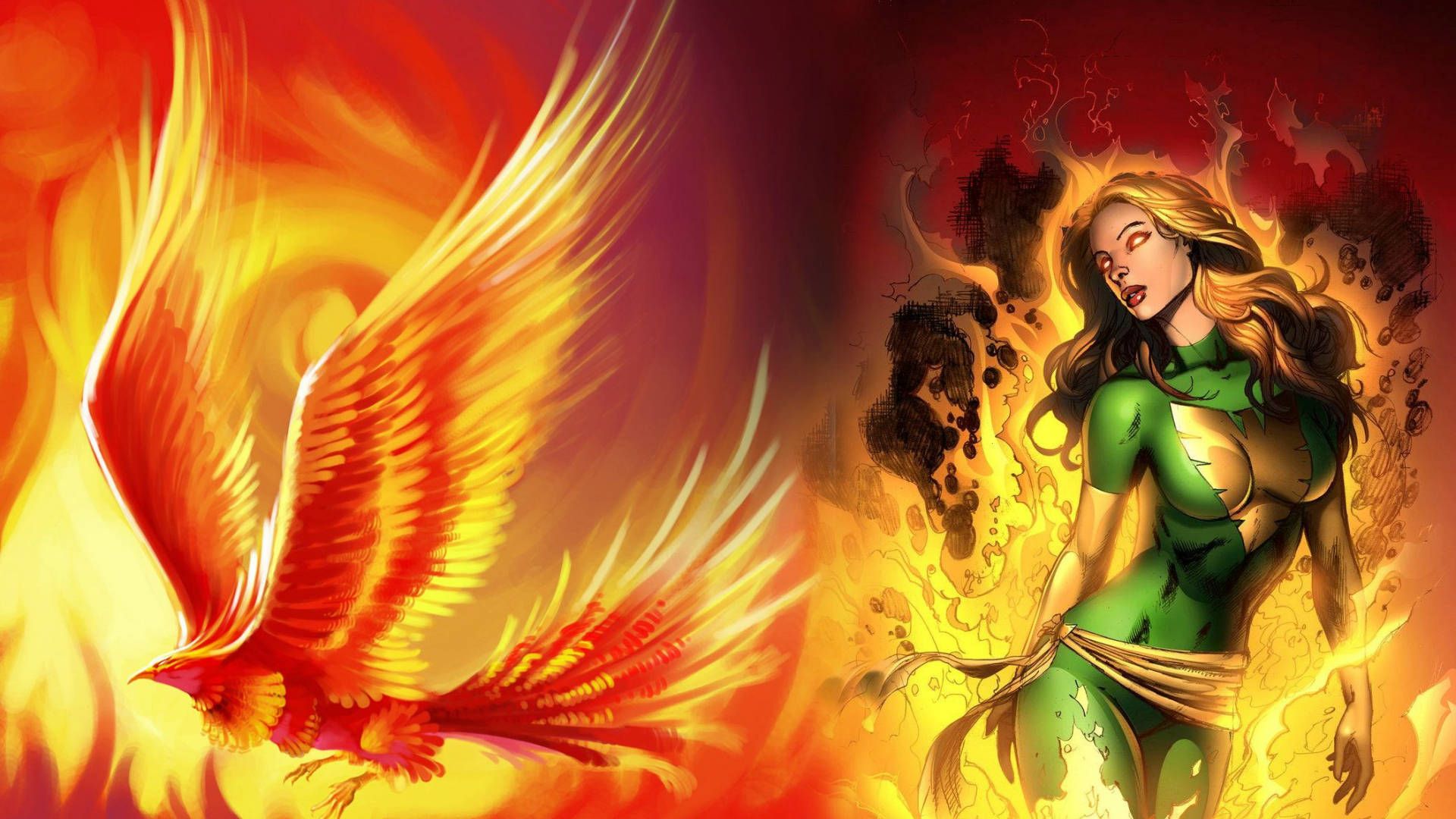 1920x1080 Download White Phoenix Jean Grey Mutant Wallpaper