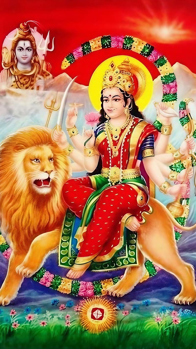800x1422 Sikotar Maa, Lord Shiva Background, mountains background, goddess, bhakti, HD phone wallpaper
