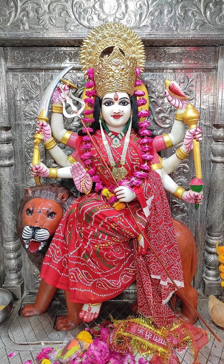 736x1195 Sikotar maa HD photo full screen. Jay mogal maa photo hd, Jay ambe, Shivalayam temple