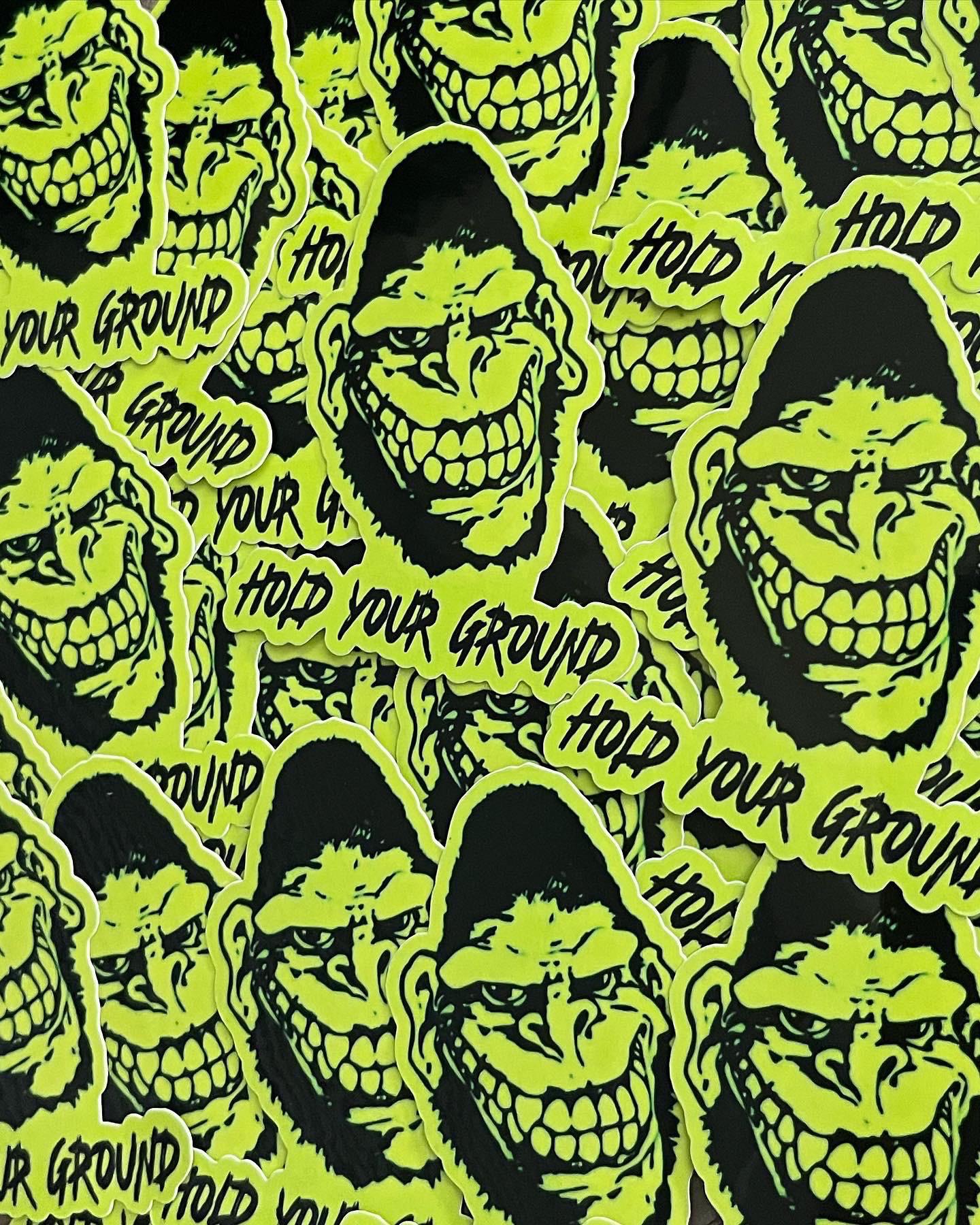 1440x1800 Gorilla Biscuits + Charles Bronson//Spazz stickers