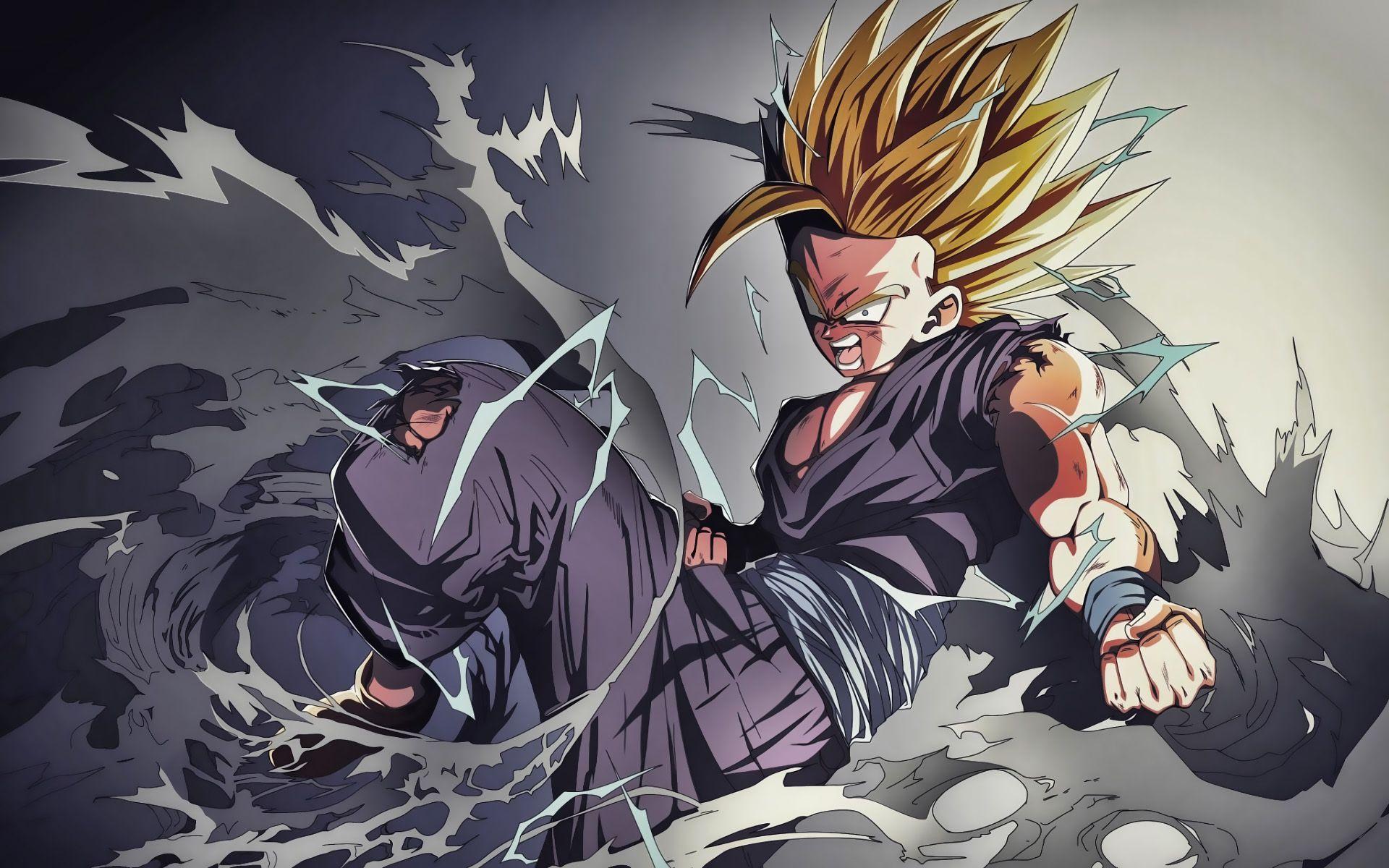 1920x1200 Golden Goku, Gohan, Goku Ssj Dragon Ball Super, Battle