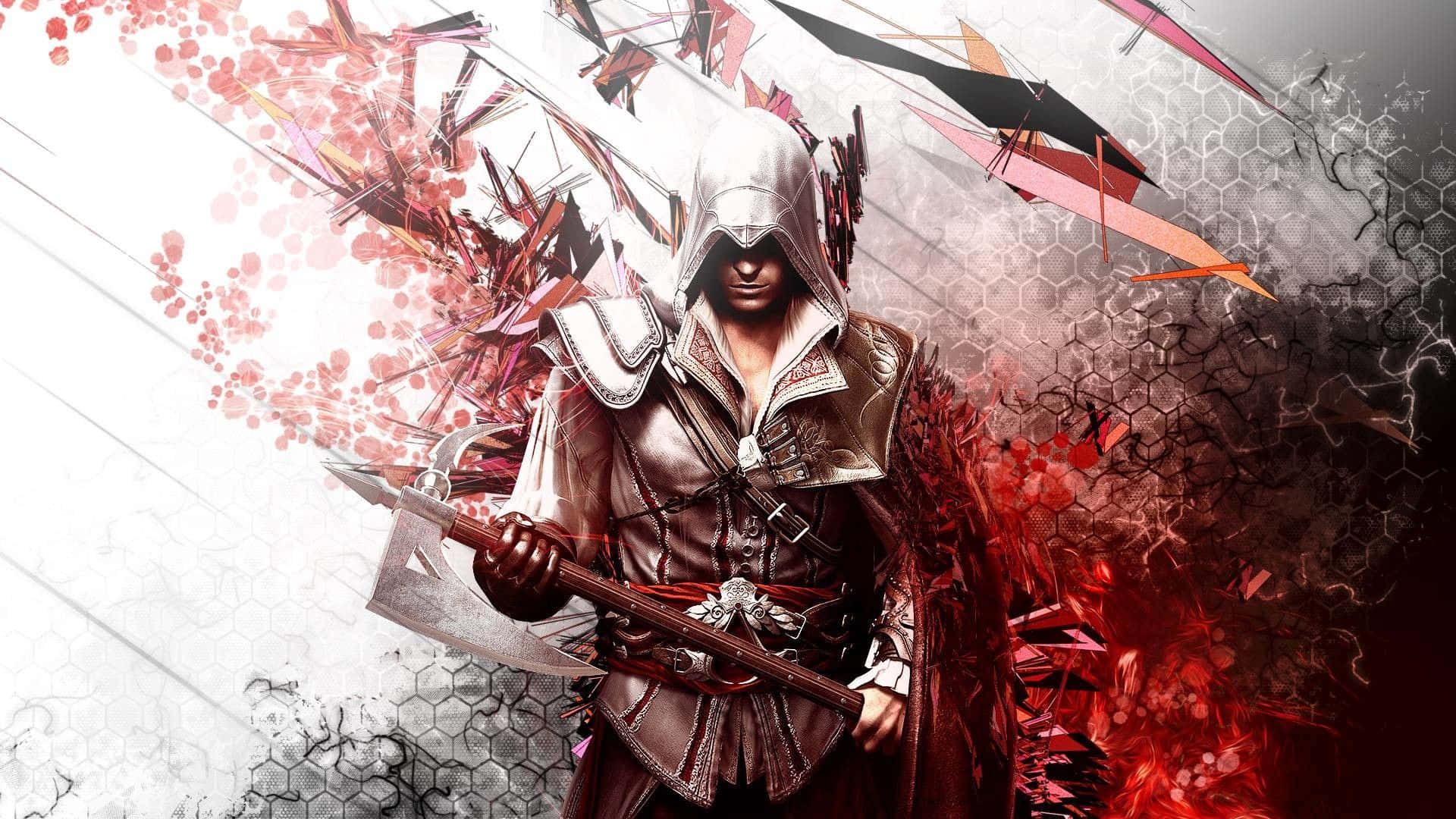 1920x1080 Download Desmond Miles in Action in Assassin's Creed Game Wallpaper