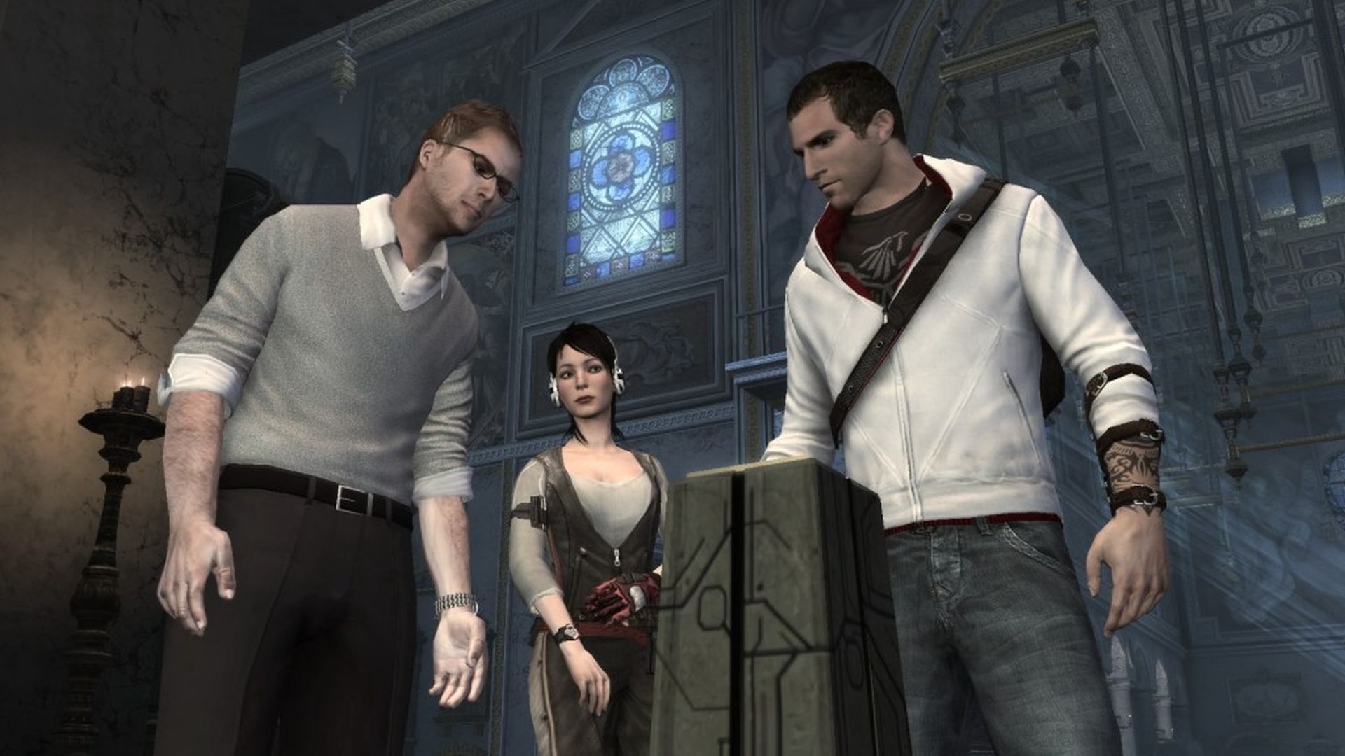 1920x1080 The original Assassin's Creed ending saw Desmond Miles escape Earth in a freaking spaceship