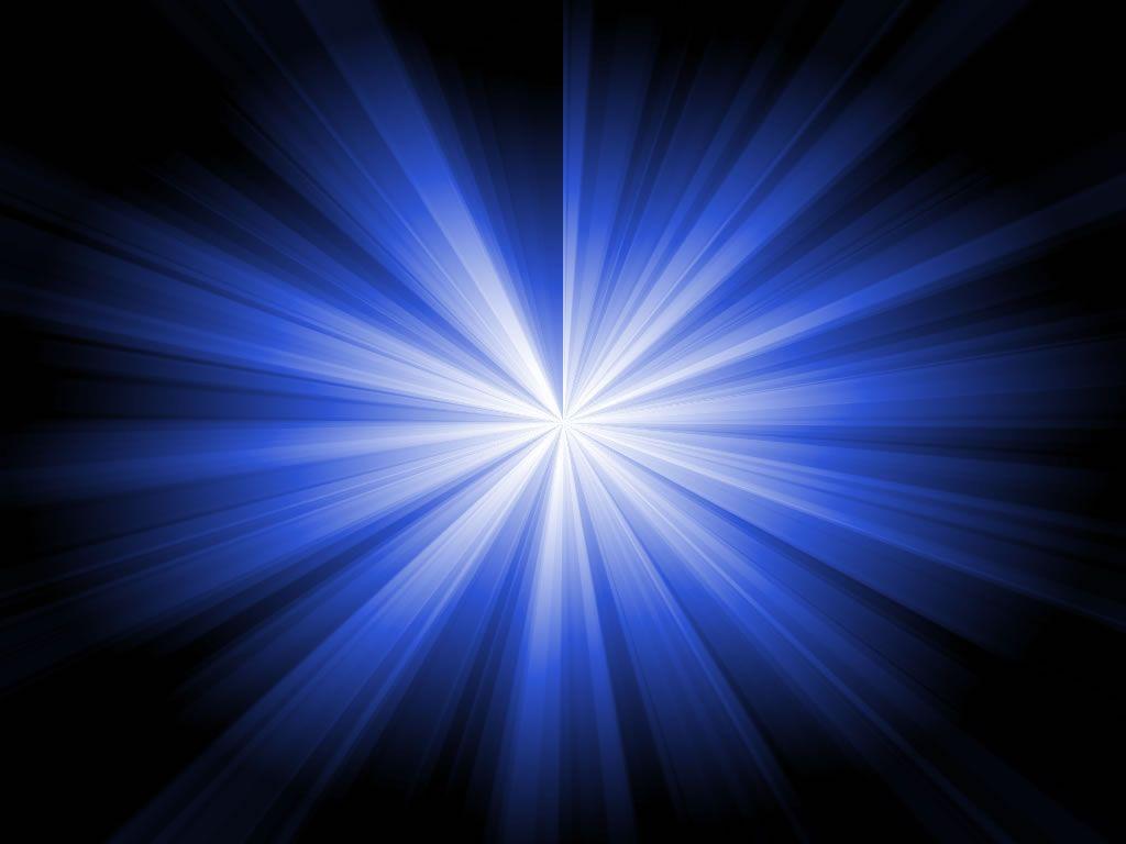 Blue star burst