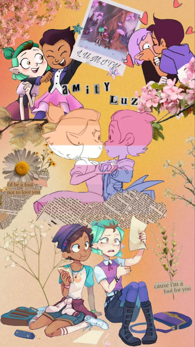 675x1200 Download Lumity Collage Fan Art Wallpaper