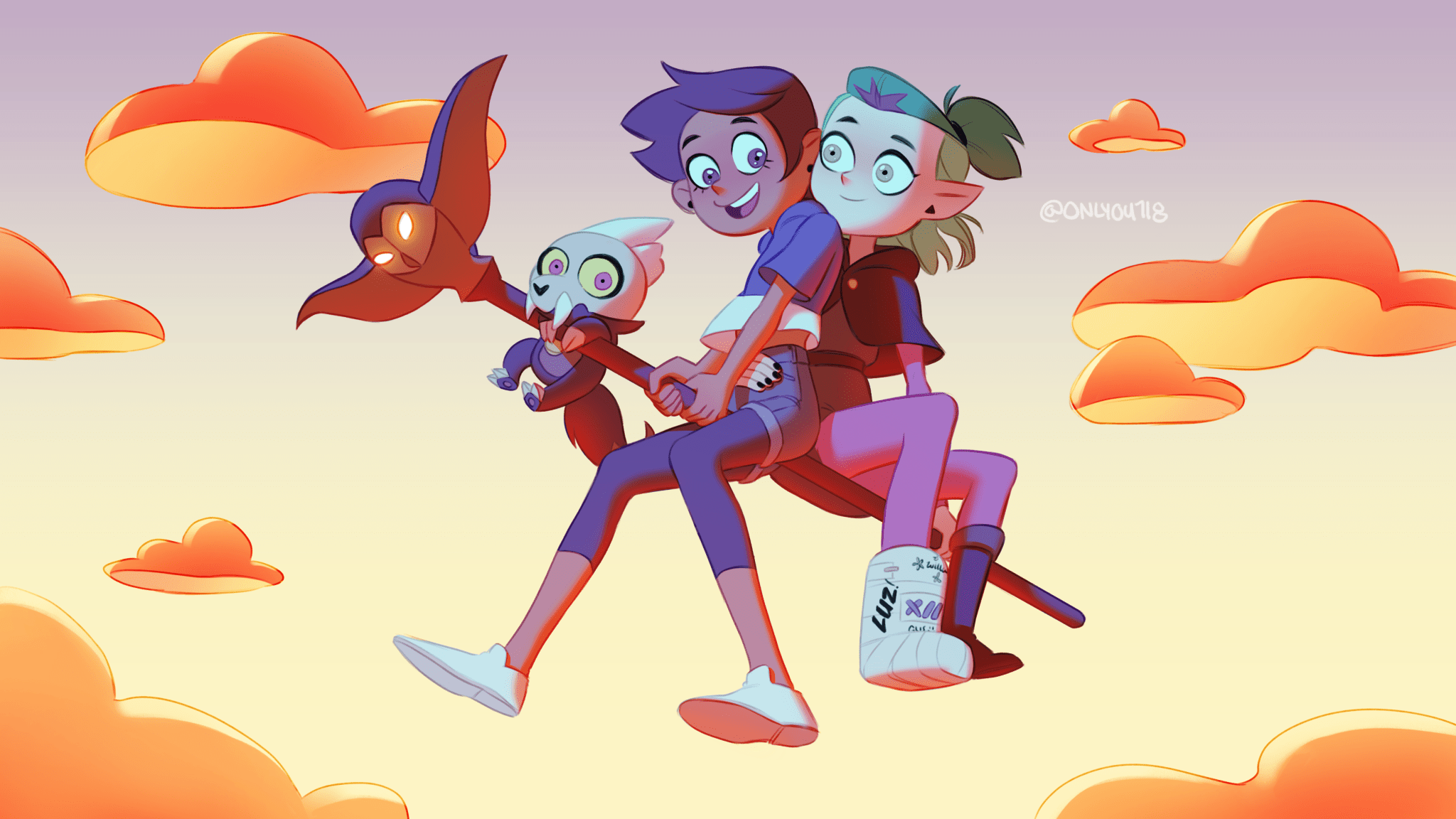 2048x1152 Luz helping Amity get around