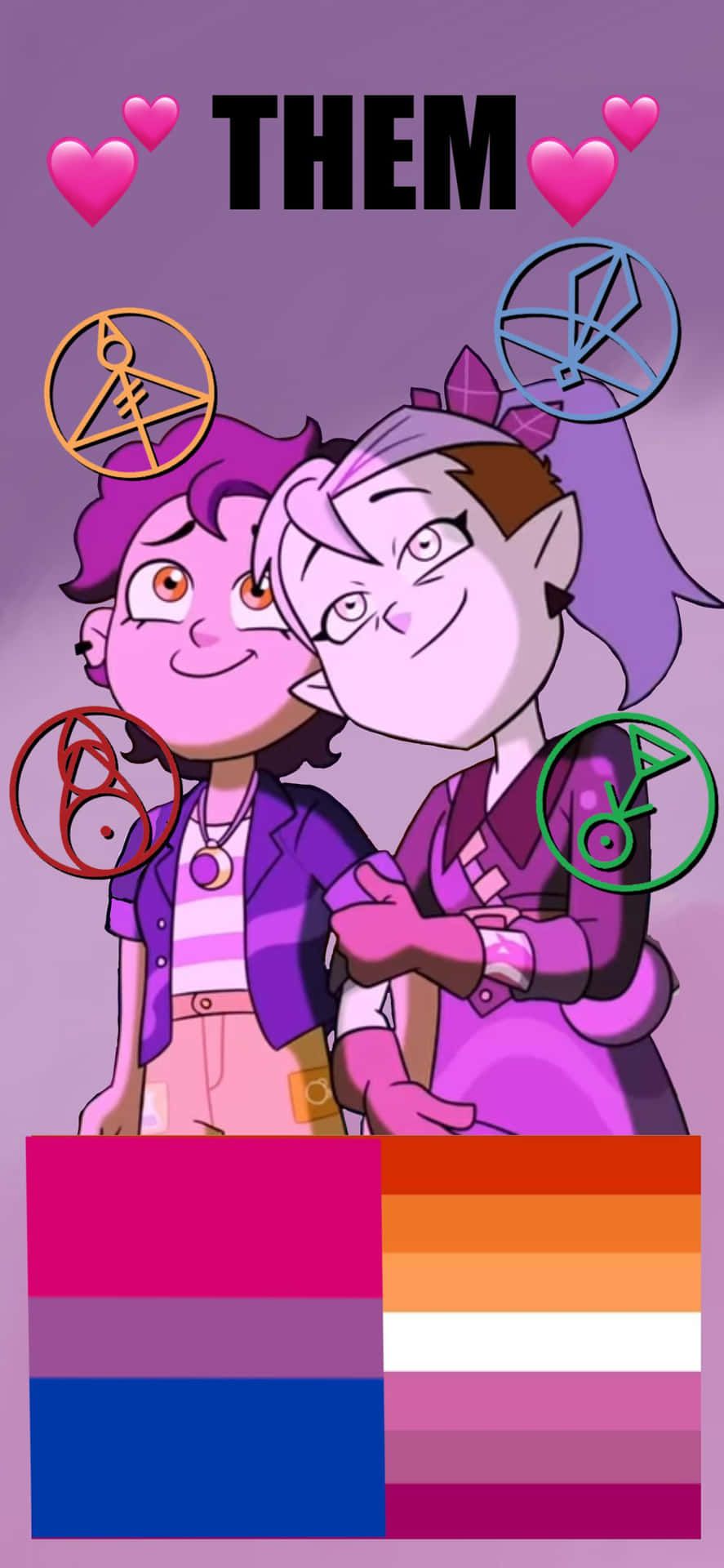 887x1920 Download Lumity Pride Magic Wallpaper