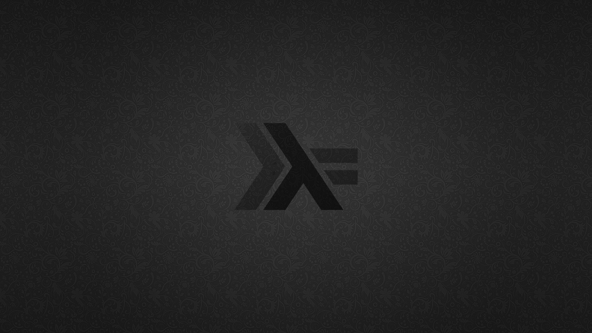 1920x1080 Wallpaper The Dark Background, Haskell, Lambda, Programming For Mobile And Desktop, Section Hi Tech, Resolution 1920x1080