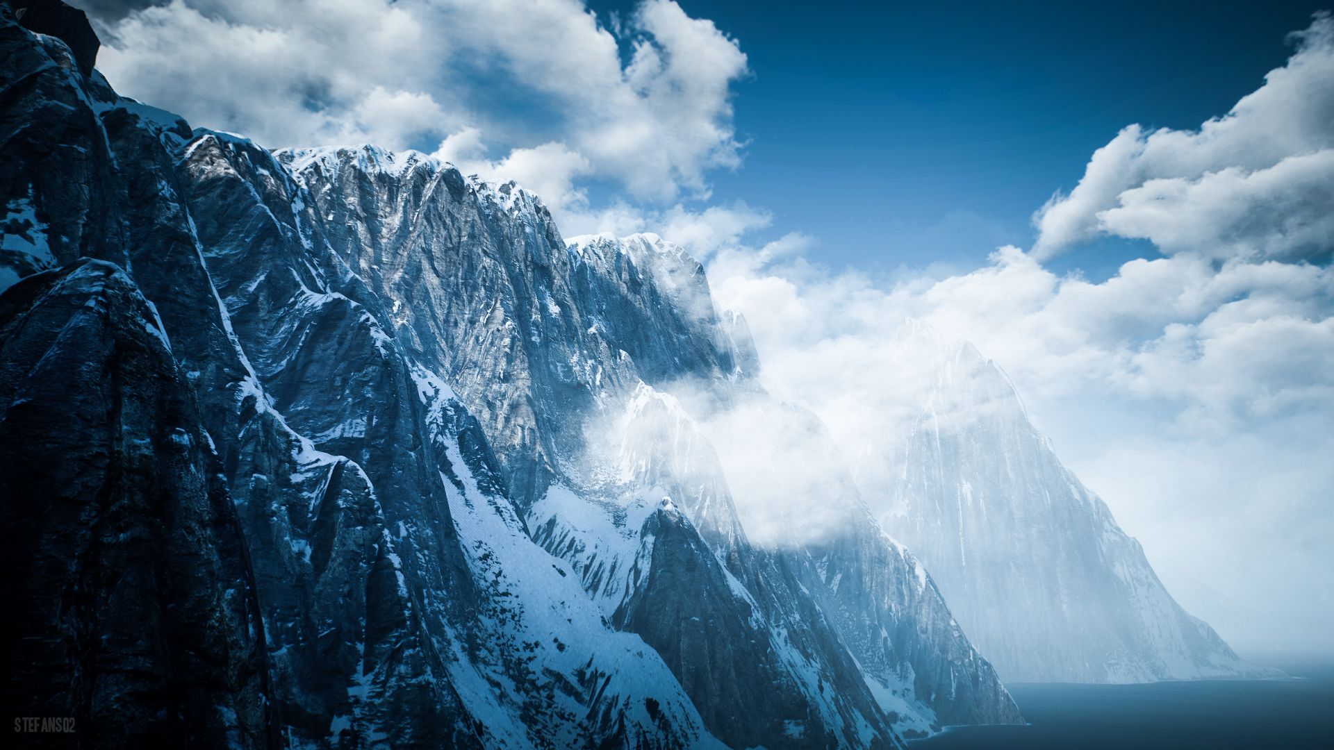 1920x1080 The Witcher 3: Wild Hunt / Skellige Mountains