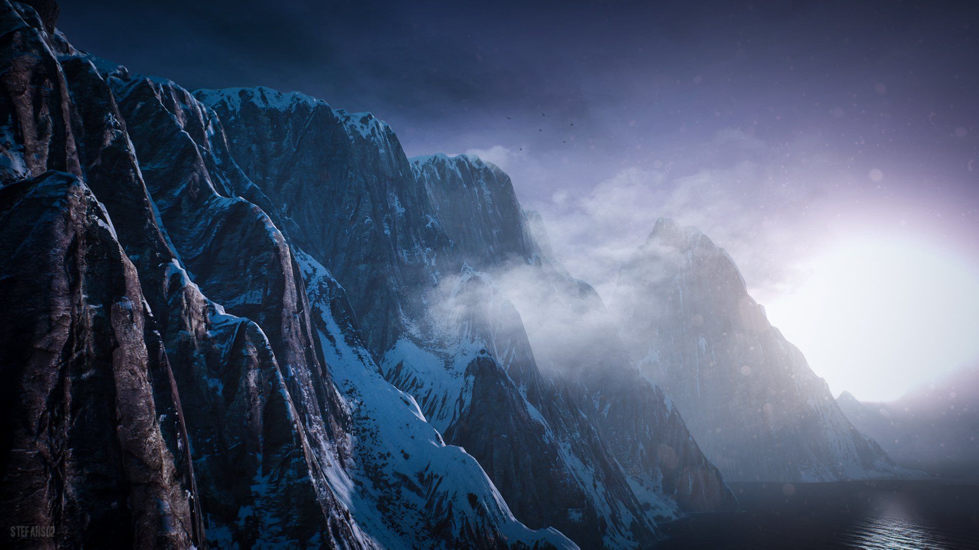 1920x1080 The Witcher 3: Wild Hunt / Skellige Mountains