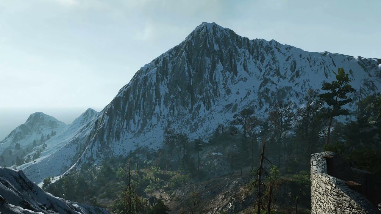 1280x720 Splendid Skellige. Old Watchtower. Spikeroog. Ambience. Atmosphere. Witcher 3:Wild HuntK