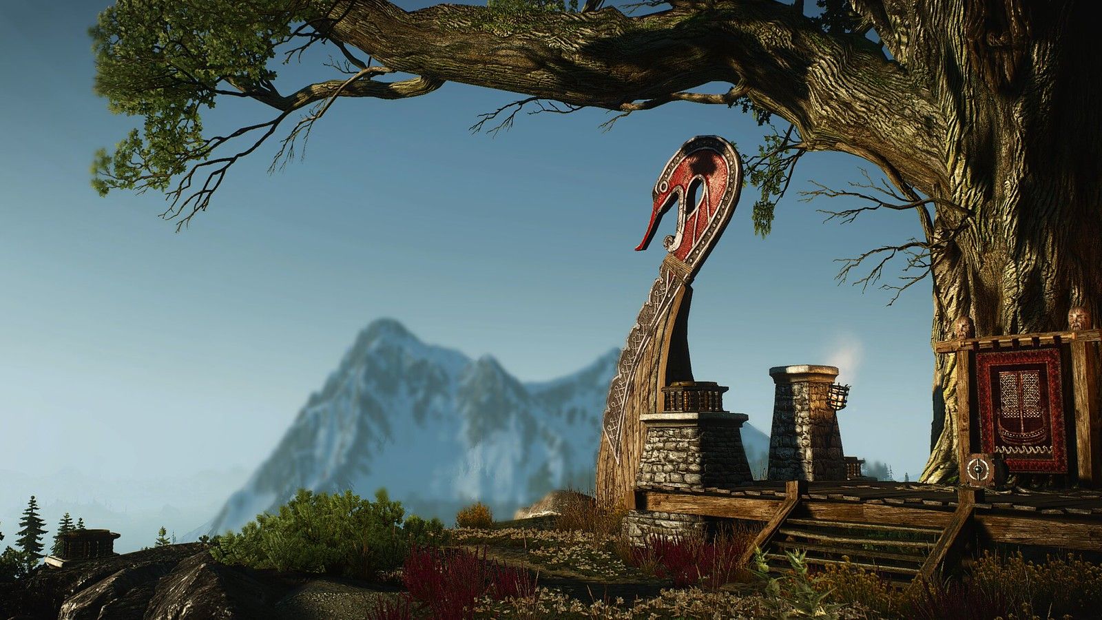 1600x900 Skellige view. Game Witcher 3: Wild Hunt Screenshot J