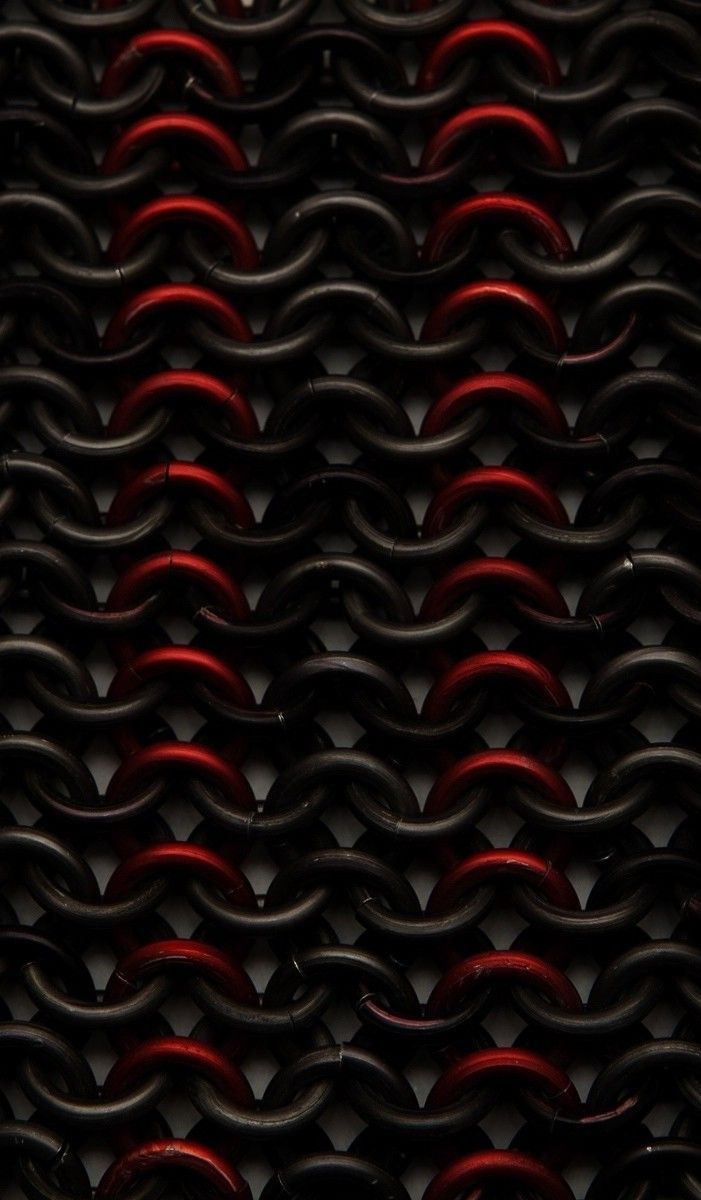 701x1200 Red and Black Chain Link Wallpaper for Your Phone