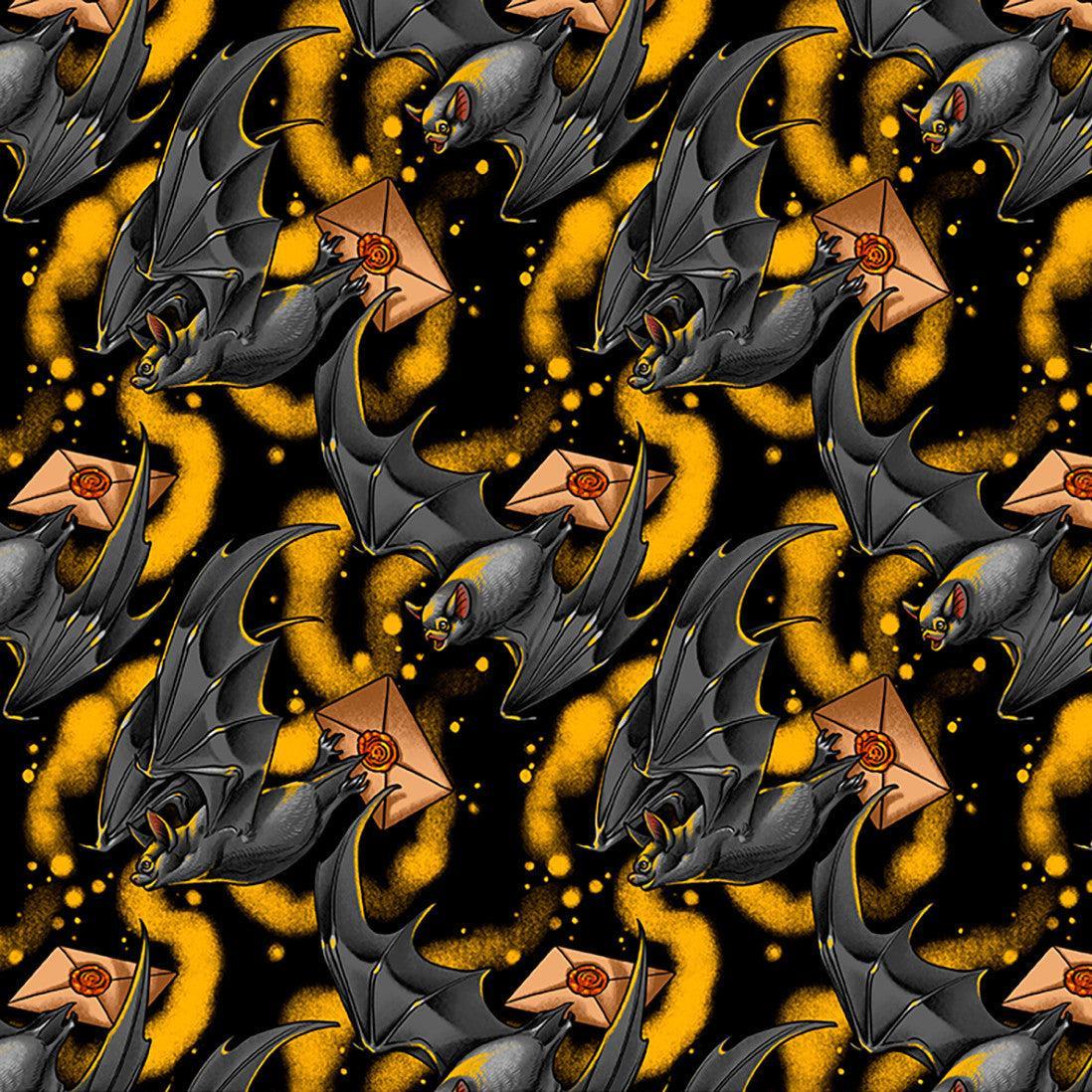 1098x1098 Chain Mail Black Overnight Delivery Fabric by Rachel Hauer Spirit Fabrics. My Favorite Quilt Store