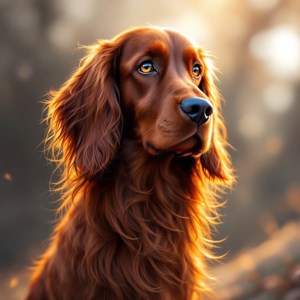 1024x1024 Free Majestic Irish Setter Image, Irish, Dog
