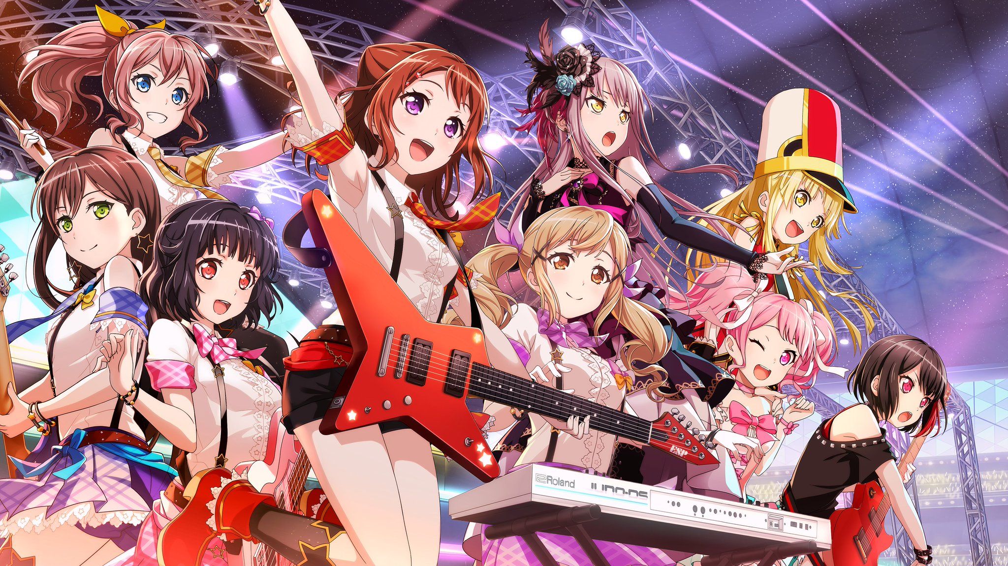 2048x1151 BanG Dream! Band Stars HD Wallpaperx1151