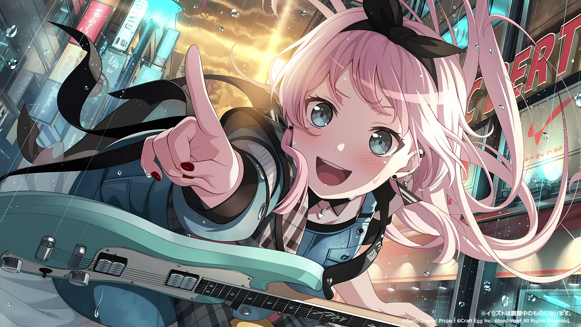 1920x1080 BanG Dream! Chihaya Anon Rocking the 8K Ultra HD Guitar Vibesx4320