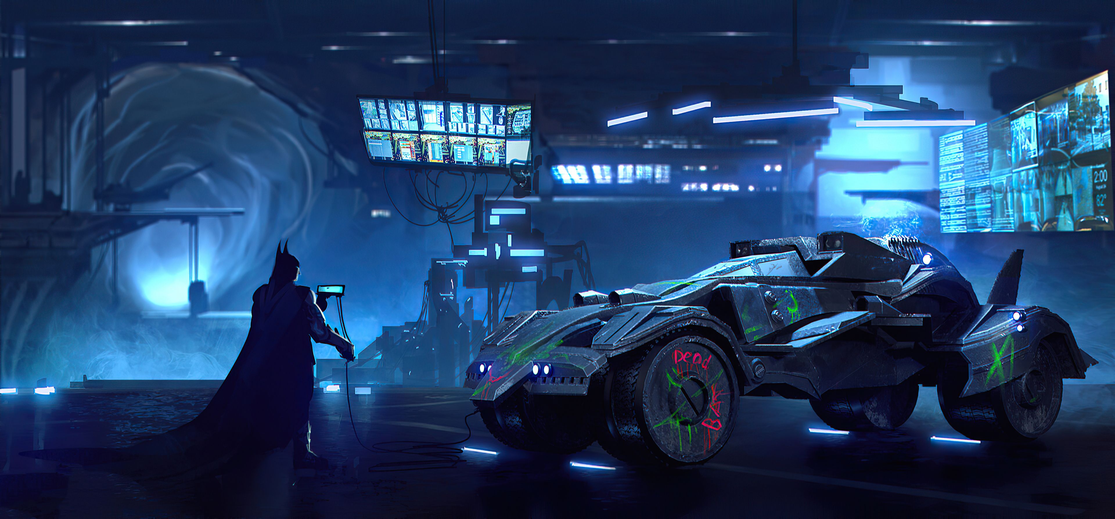 3840x1788 Batcave 4k Wallpaper, HD Superheroes Wallpaper, 4k Wallpaper, Image, Background, Photos and Picture