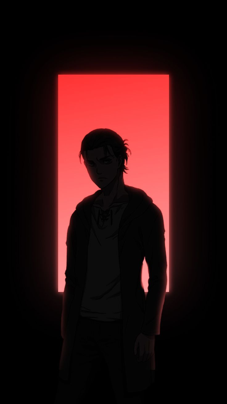 736x1308 Eren Dark Wallpaper