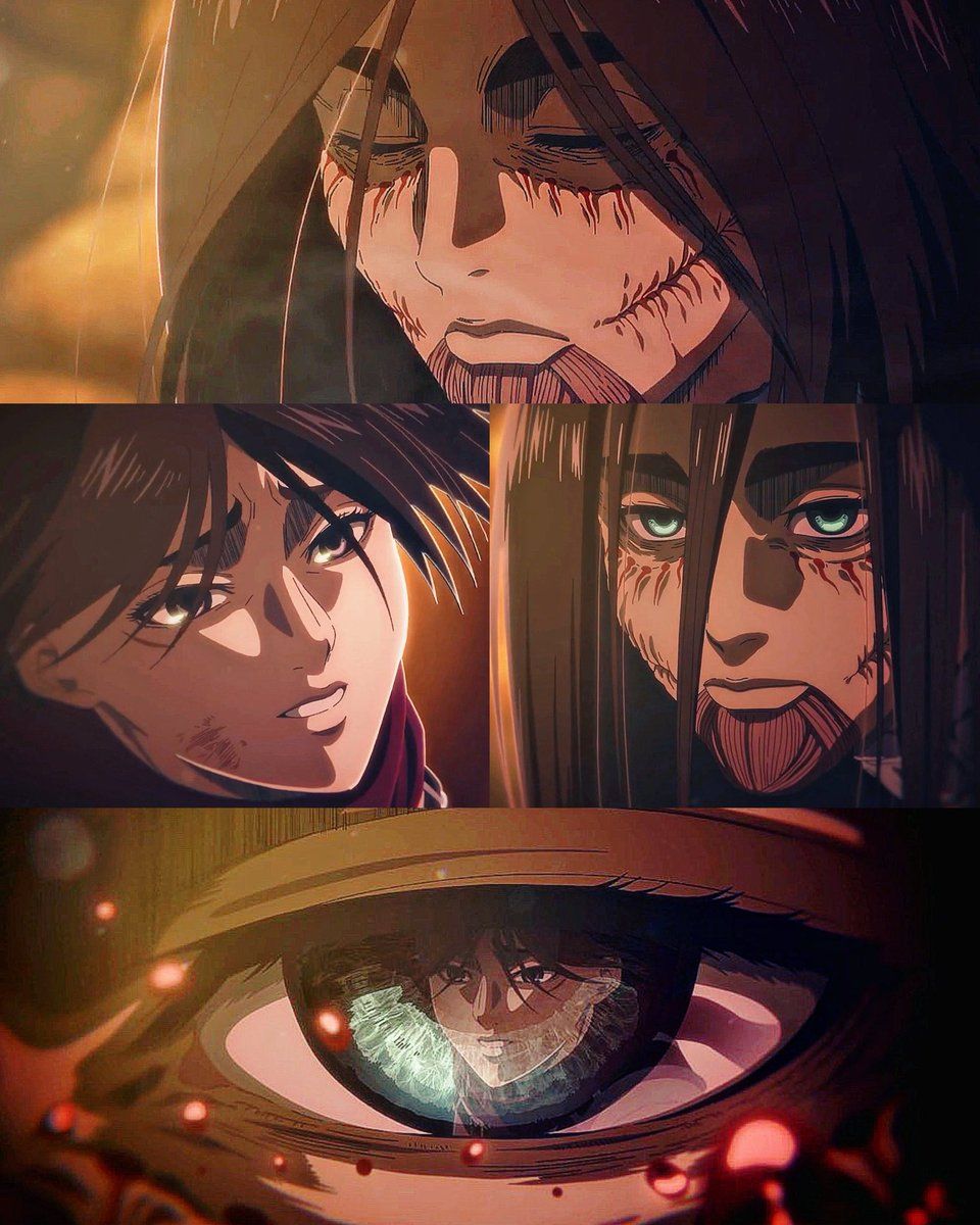 960x1200 I'll never get over the fact that eren had his eyes closed during the whole rumbling but opened them just to see mikasa one last time