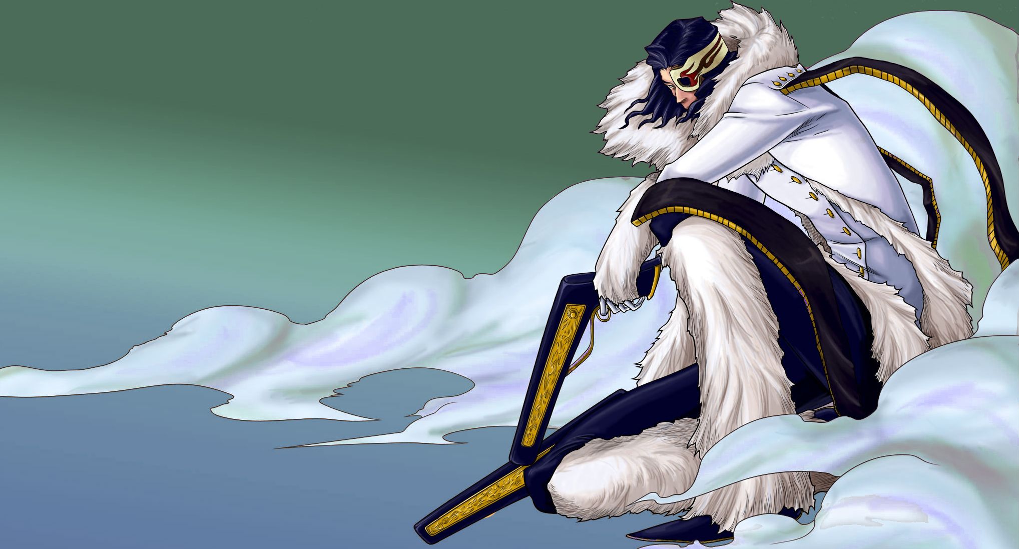 2036x1097 Coyote Starrk HD Wallpaper from Bleach: Anime Aestheticx1097
