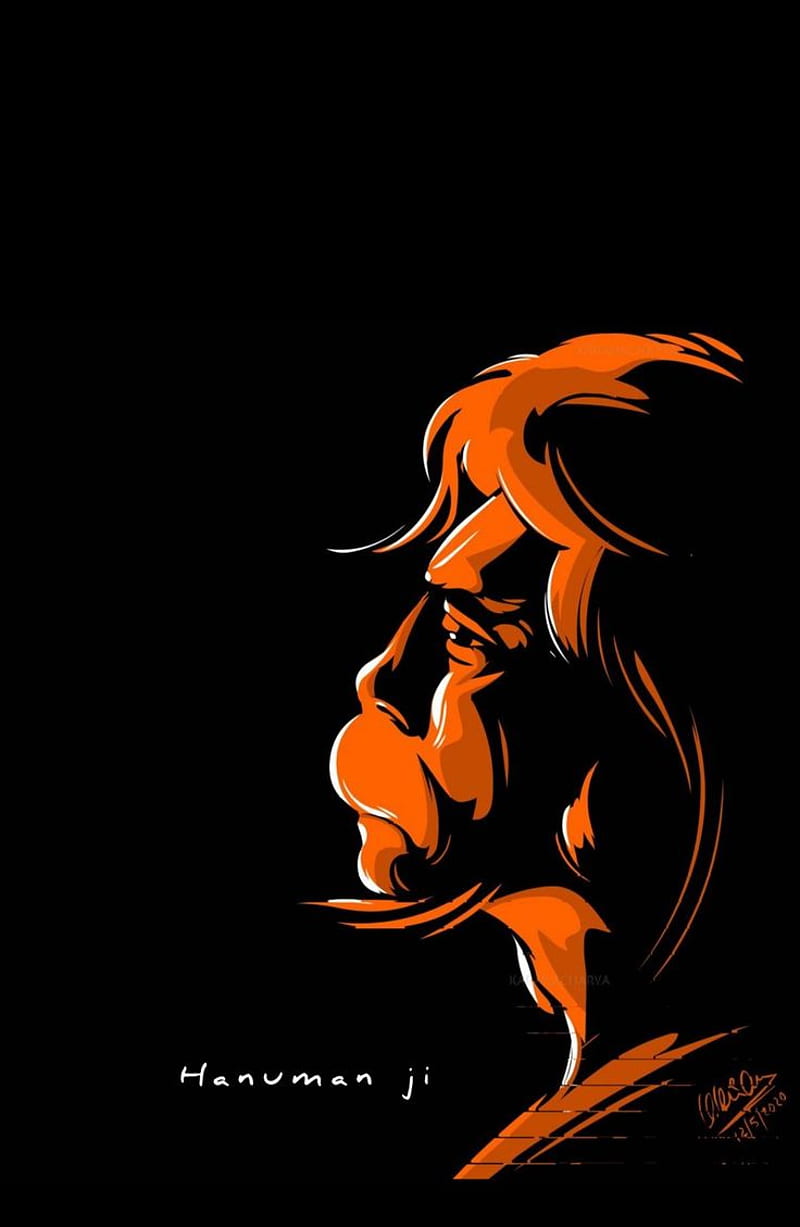 800x1227 Hanuman ji in 2022. Lord hanuman, Hanuman, Dark black, HD phone wallpaper