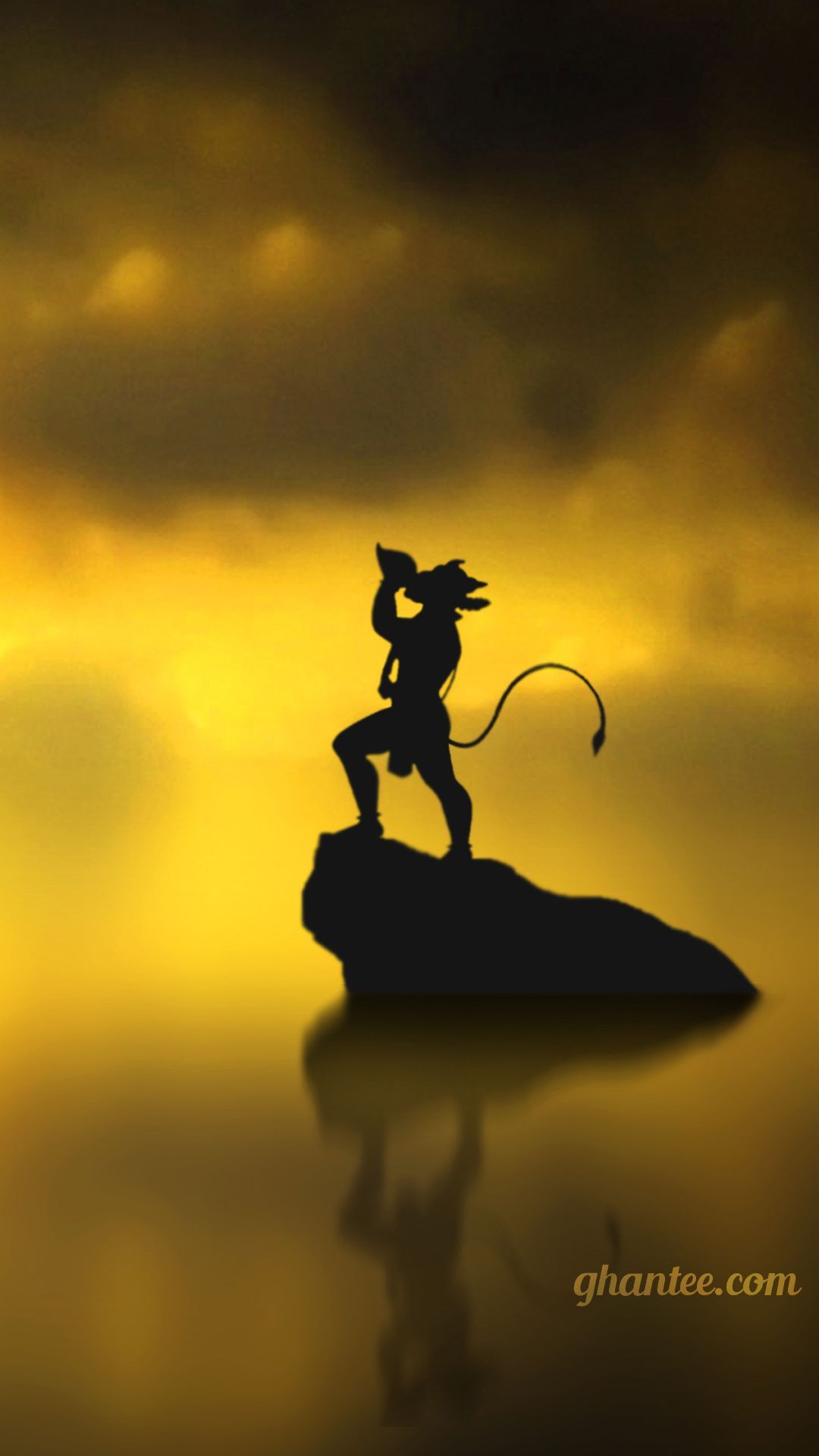 1080x1920 Dark Hanuman Wallpaper
