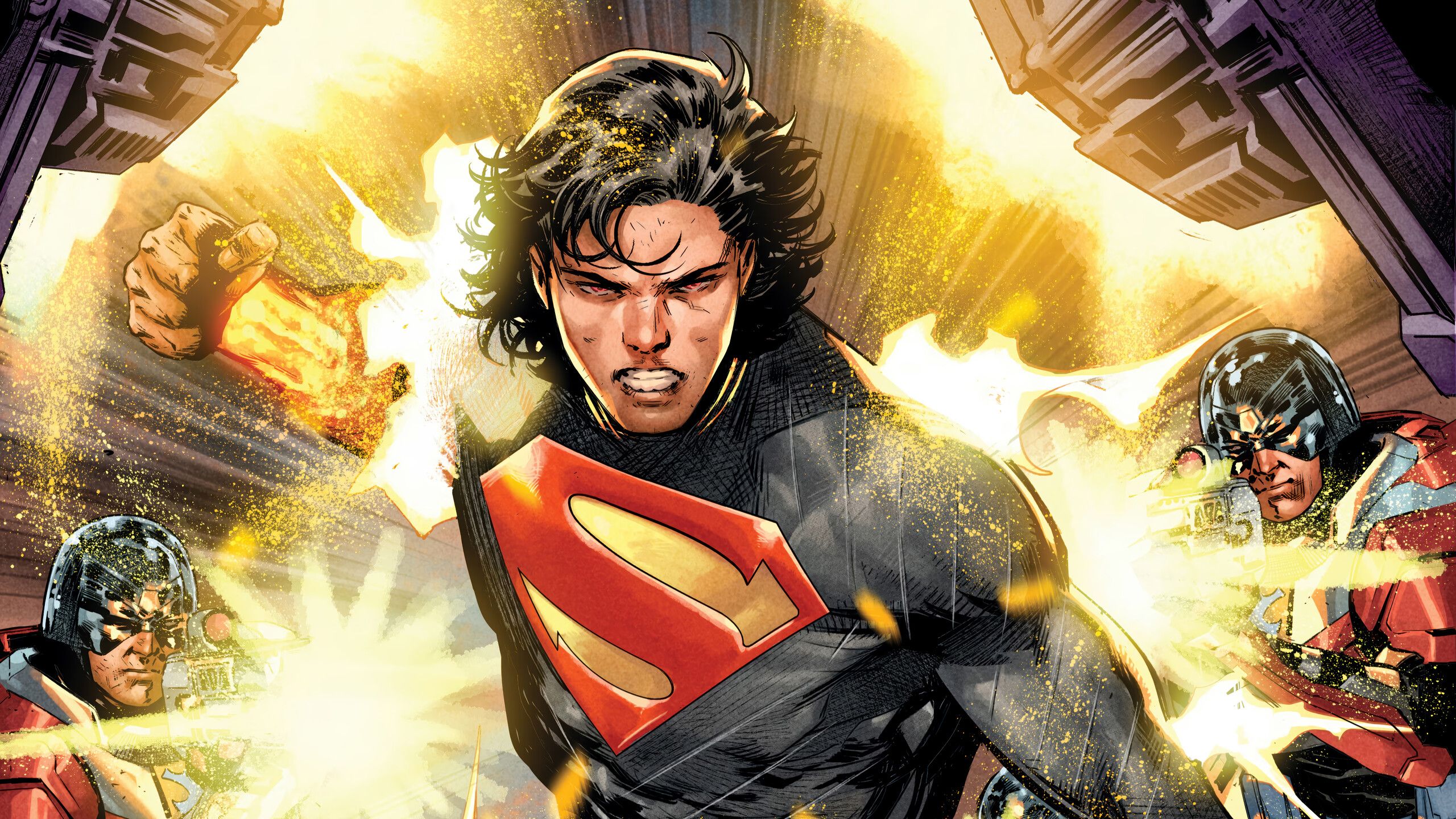 2560x1440 Absolute Superman Comics 4K Wallpaper HD PC b