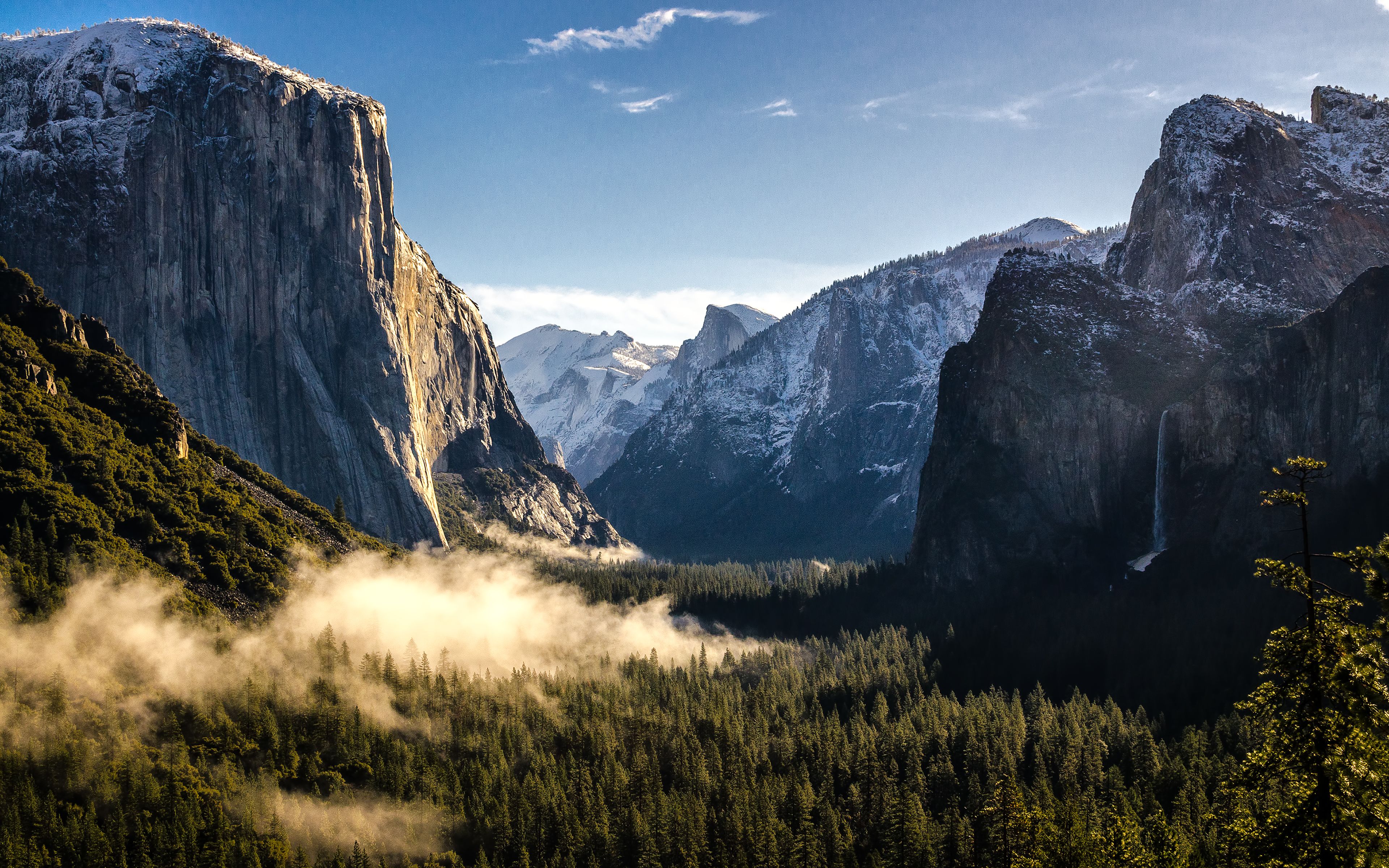 3840x2400 Yosemite National Park Wallpaper 4K, California, Valley