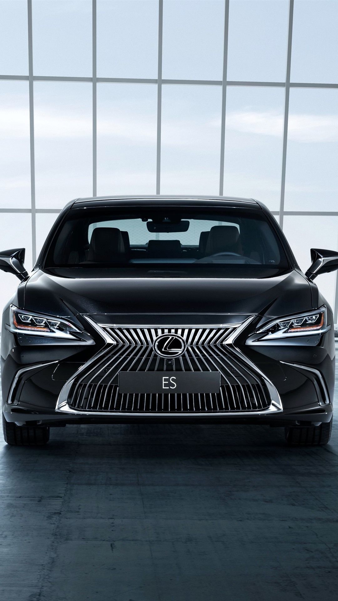 1080x1920 Lexus ES 250 Black Car Front View 1080x1920 IPhone 8 7 6 6S Plus Wallpaper, Background, Picture, Image