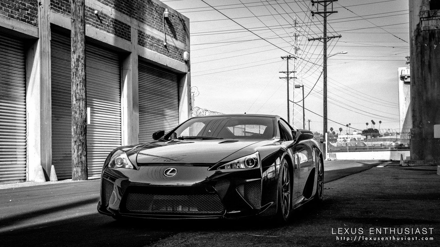 1400x788 Photo: The Lexus LFA in Downtown Los Angeles