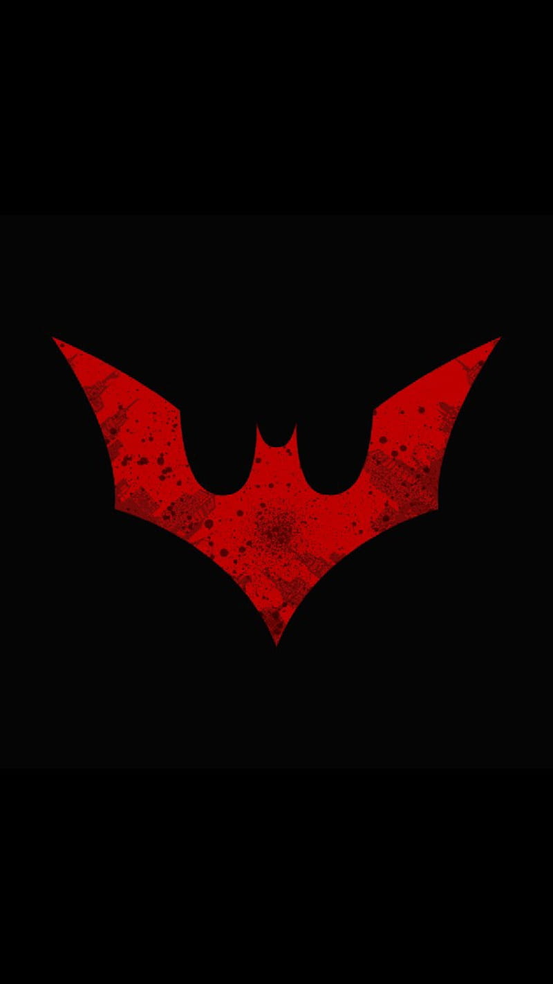 800x1422 HD red bat logo wallpaper