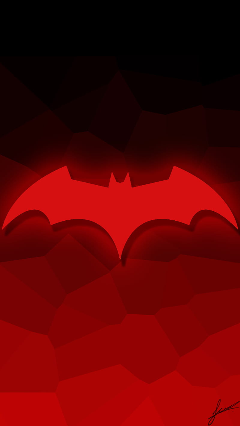 800x1423 HD batman red bats wallpaper