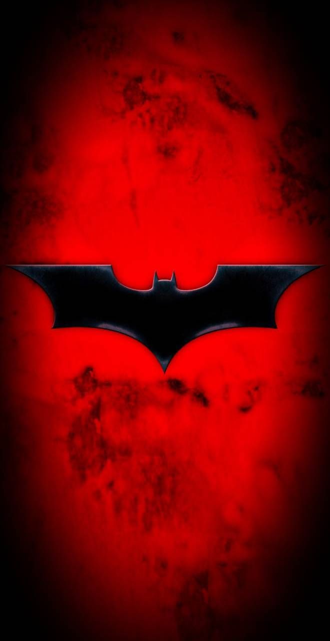 660x1280 Red bat wallpaper. Red bat signal, Red batman logo, Batman logo wallpaper