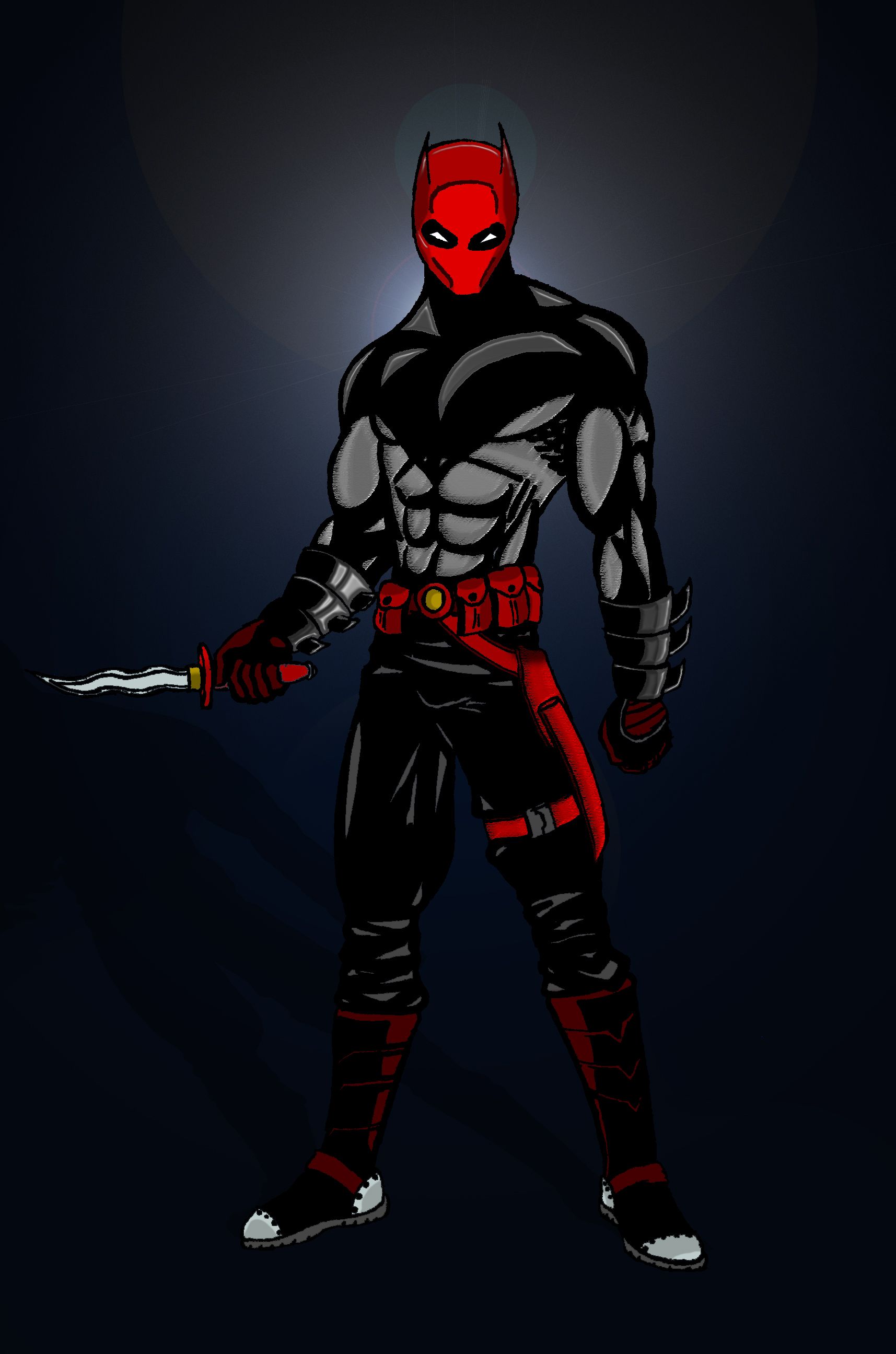 1715x2592 Damian Wayne And Red Hood Wallpaper
