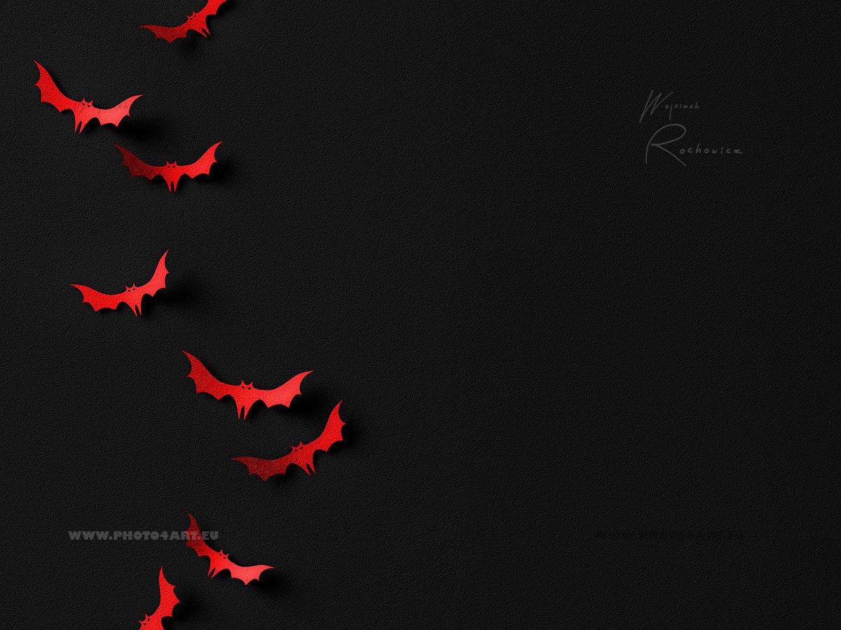 1200x900 Happy Halloween paper background with bats ( children ) - Behance