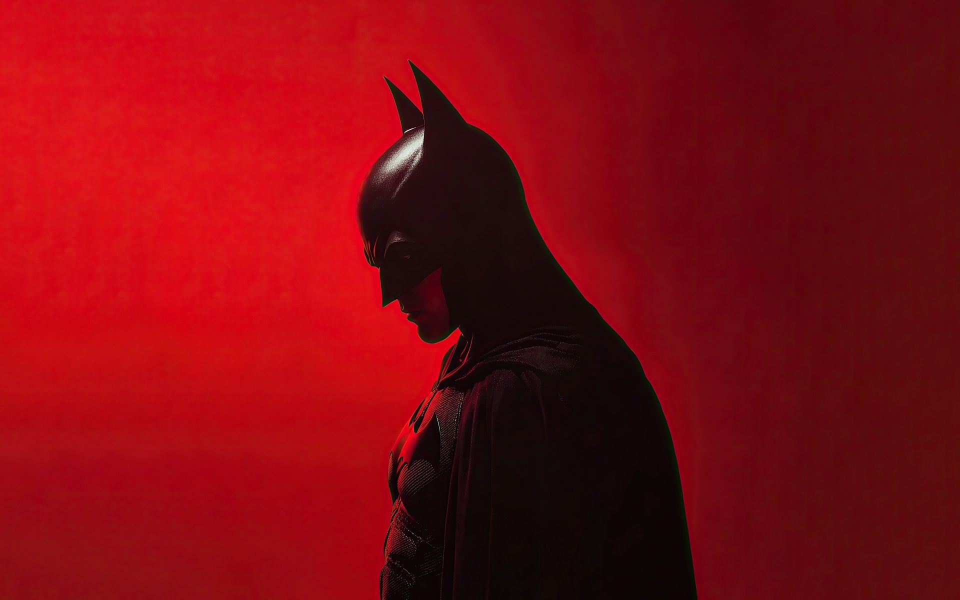 1920x1200 Batman Wallpaper 4K, Red aesthetic, 5K, Red background