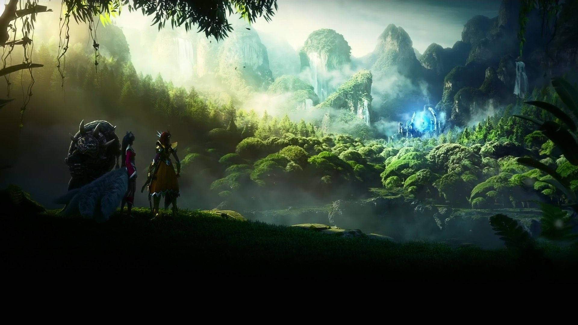 1920x1080 Download Ahri In Wild Rift Jungle Wallpaper