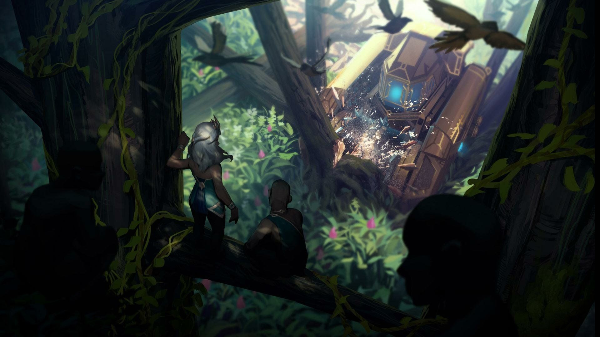 1920x1080 Qiyana: Jungle Ruins