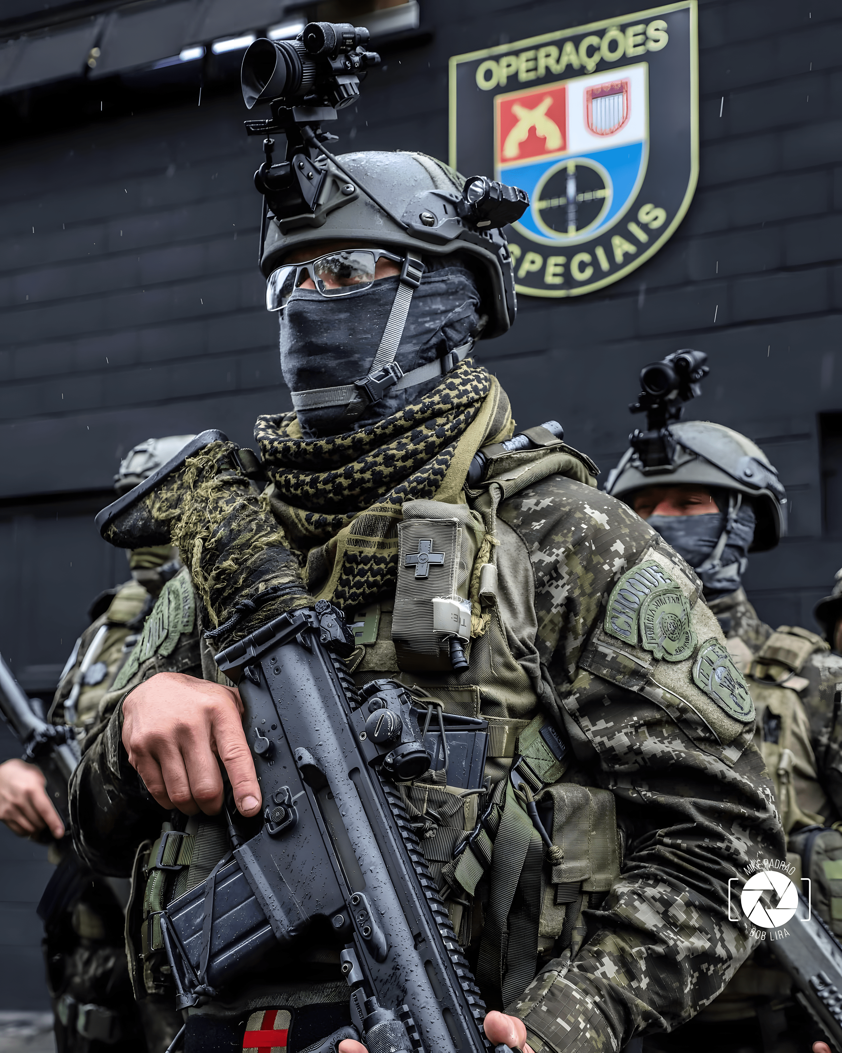 2880x3600 Brazilian COE BOPE Commandos Before Jungle Operation.th Shock Police Battalion And Special Operations, Military Police Of São Paulo [2880x3600]