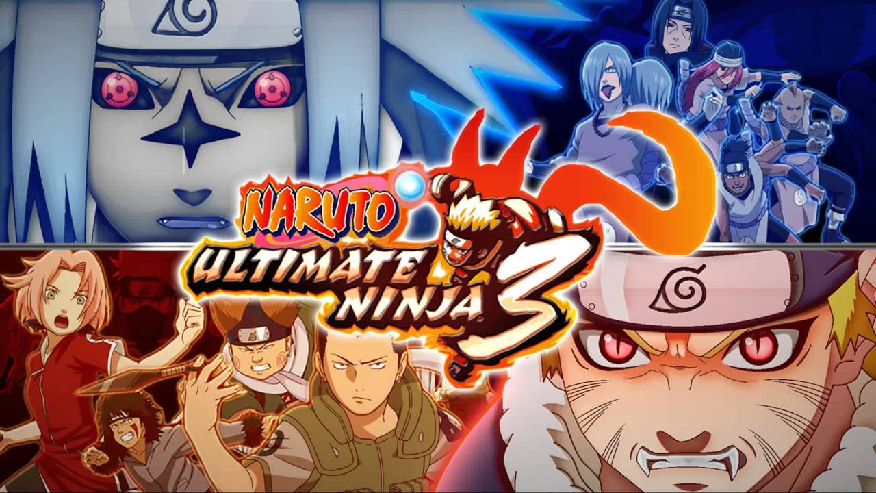 1280x720 Naruto: Ultimate Ninja 3 ‒ Fierce Battle.!【EXTENDED】[⟨1080p60res⟩]
