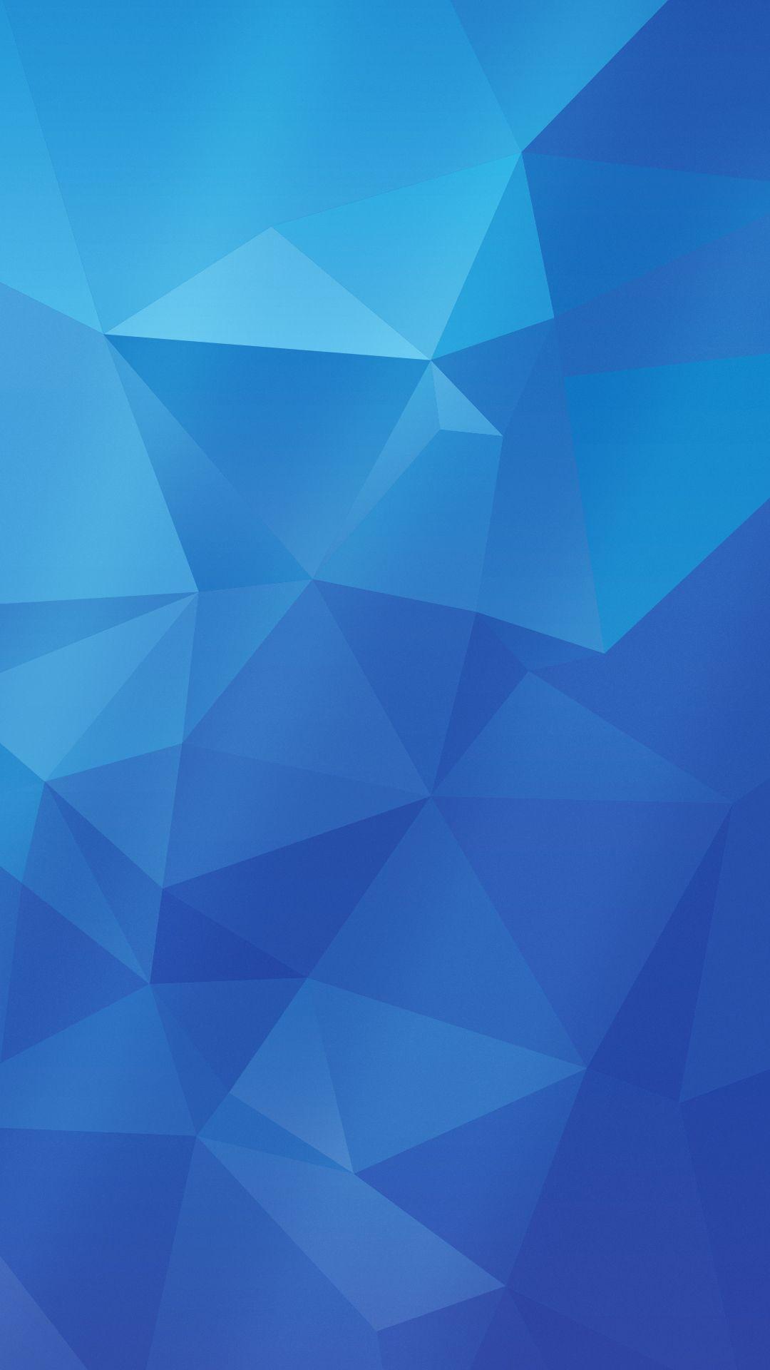 1080x1920 Classic Vintage Samsung Galaxy Android Default Stock Blue Abstract Shapes Gradient