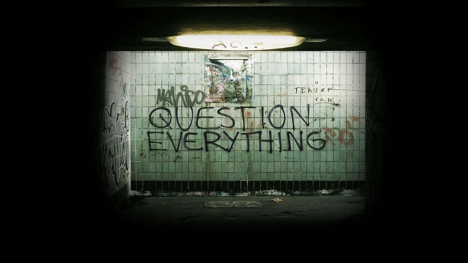 1920x1080 Download Question Everything Underpass Graffiti Wallpaper