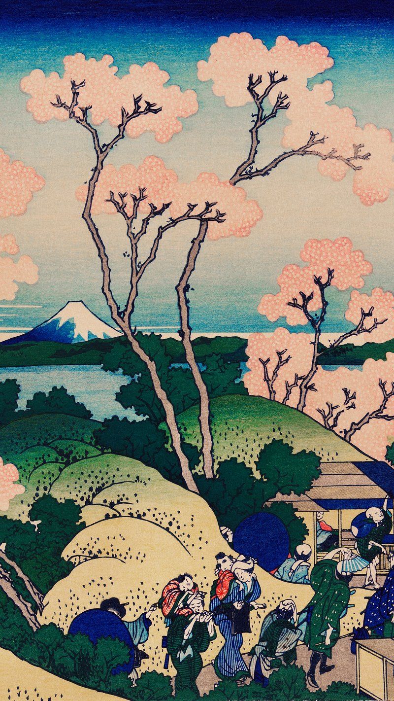 800x1422 Katsushika Hokusai Image. Free CC0 Art, Vintage Illustrations & Paintings