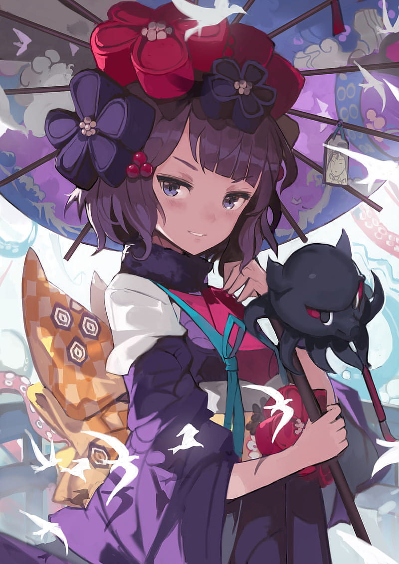 800x1132 Hokusai, fate, kawai, HD phone wallpaper