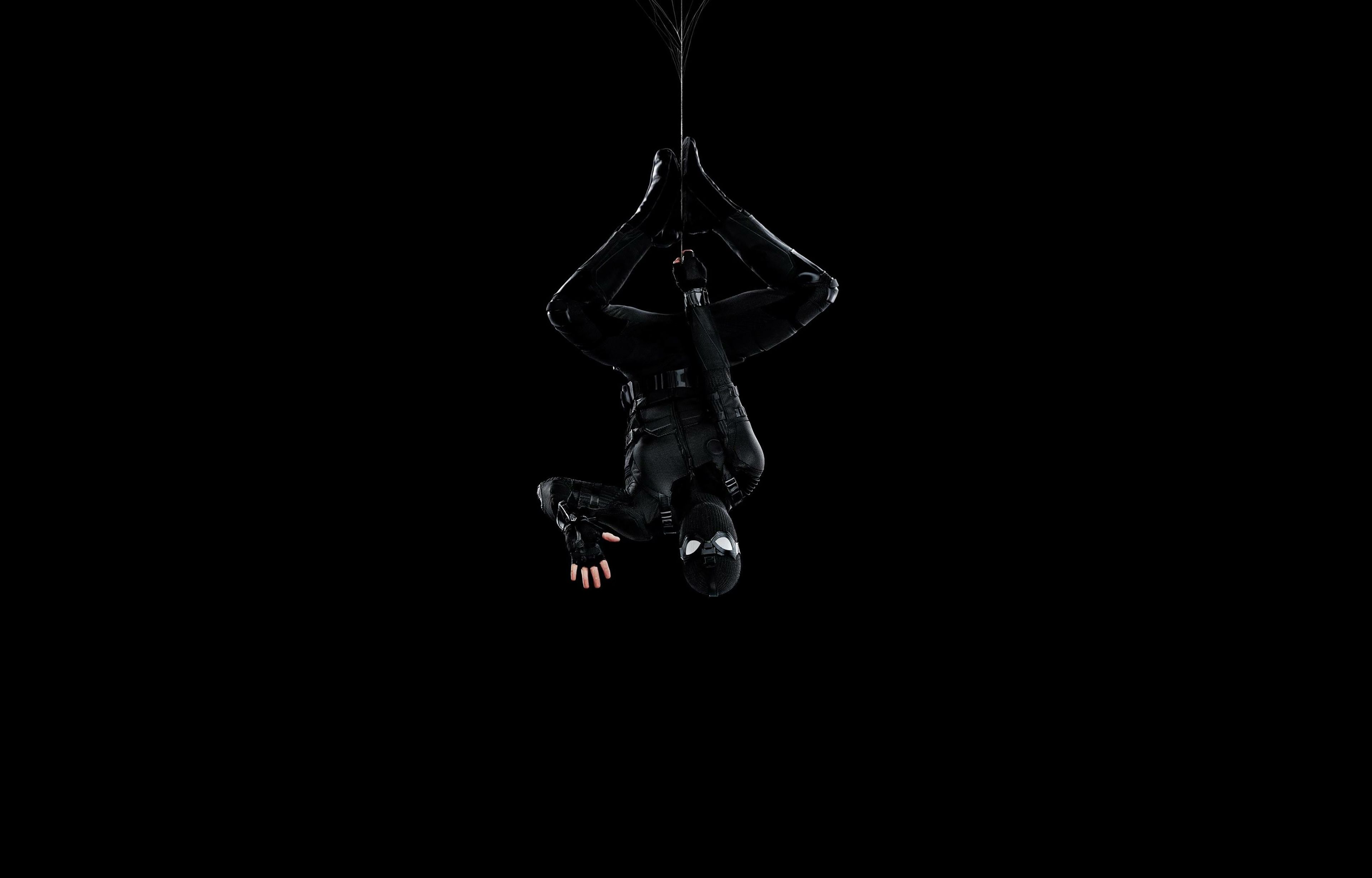 3840x2458 Spider Man Wallpaper 4K, Black Suit, : Far From Home