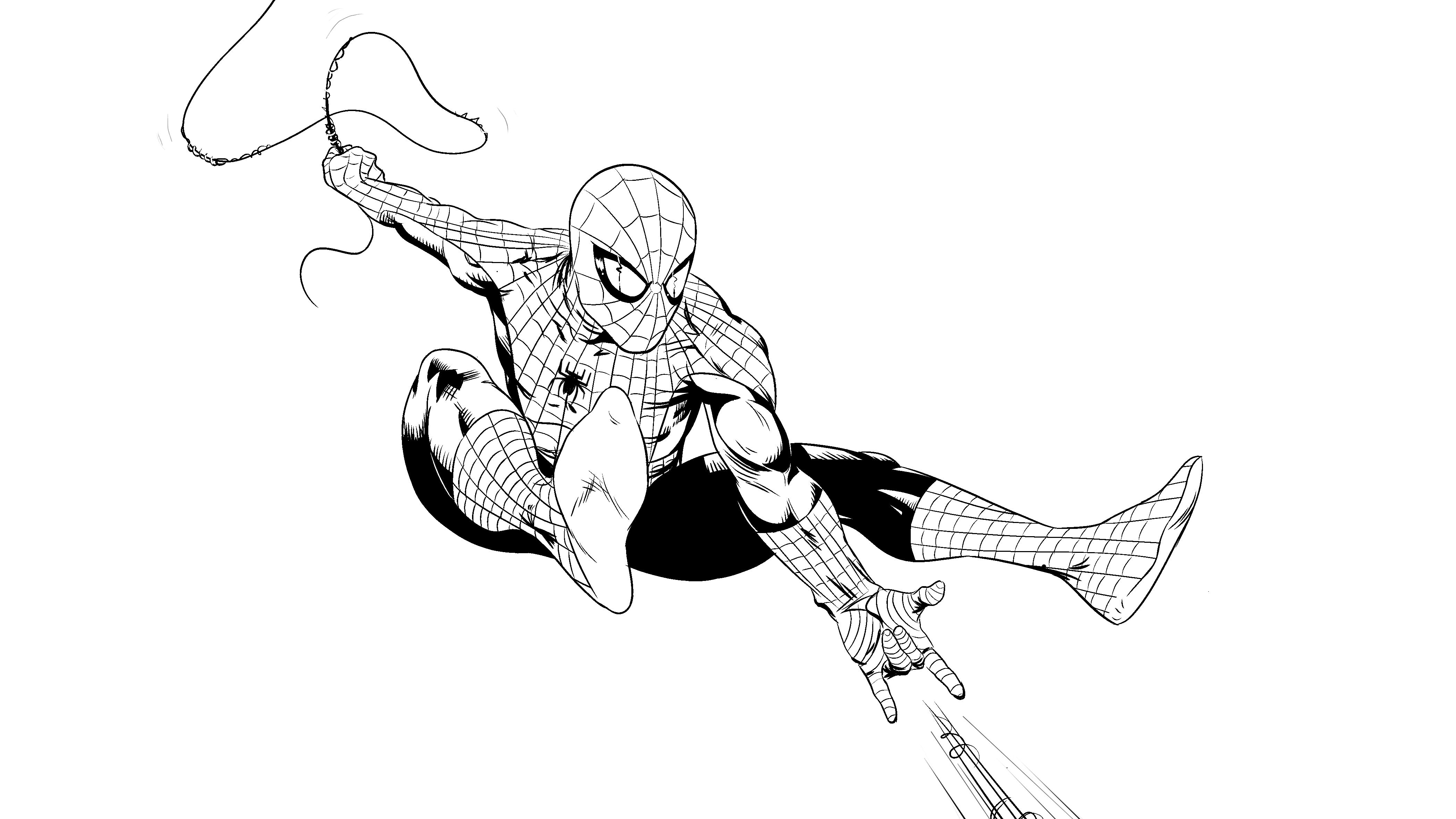 4195x2360 Spider Man Comic HeroK Ultra HD Web Slinging Action Wallpaperx2360