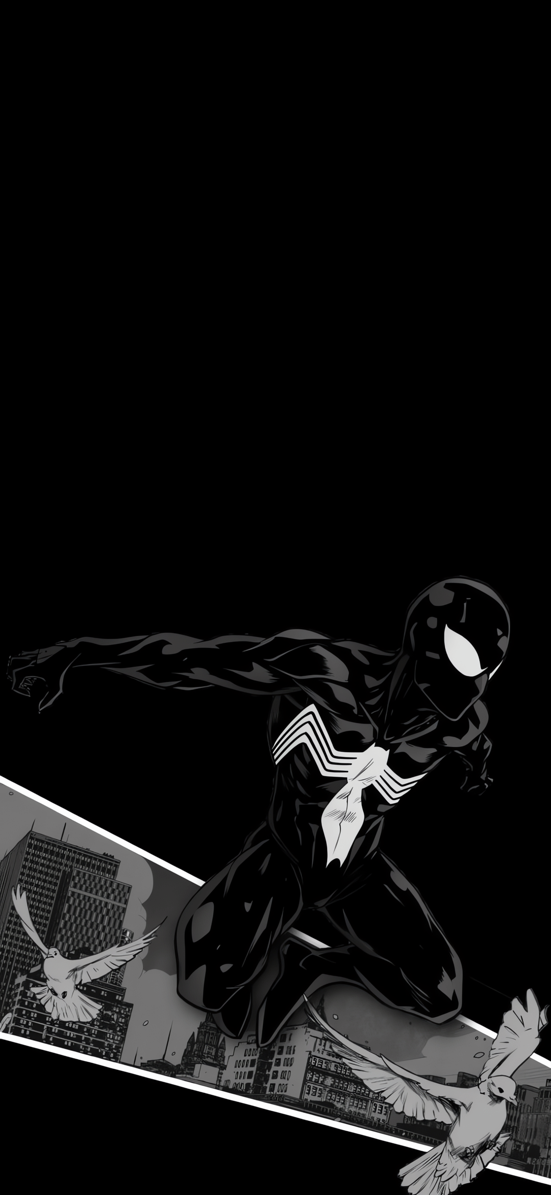1080x2340 Some Symbiote Spider Man Wallpaper