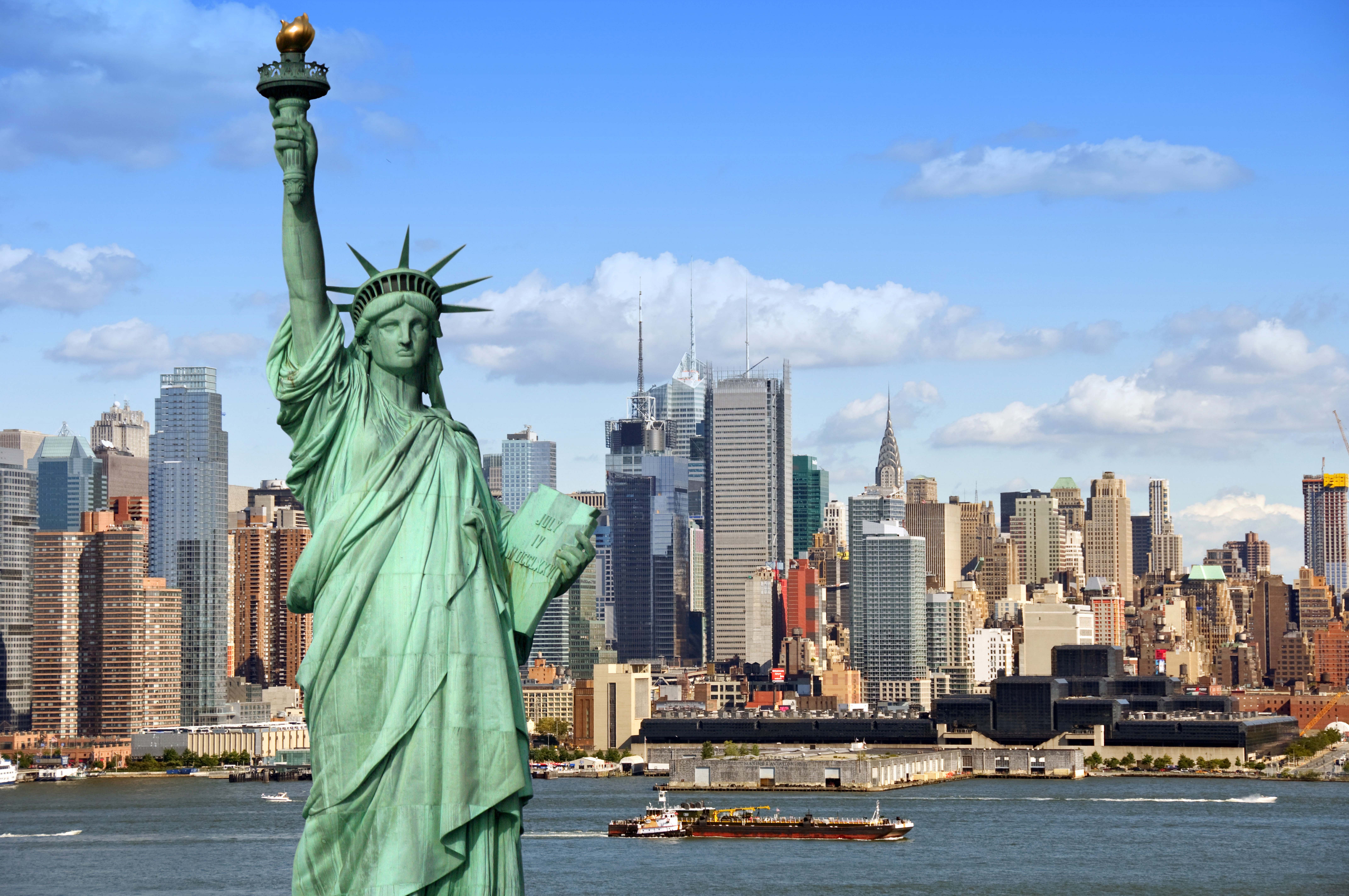 8576x5696 Wallpaper Statue of Liberty New York City, Background Free Image